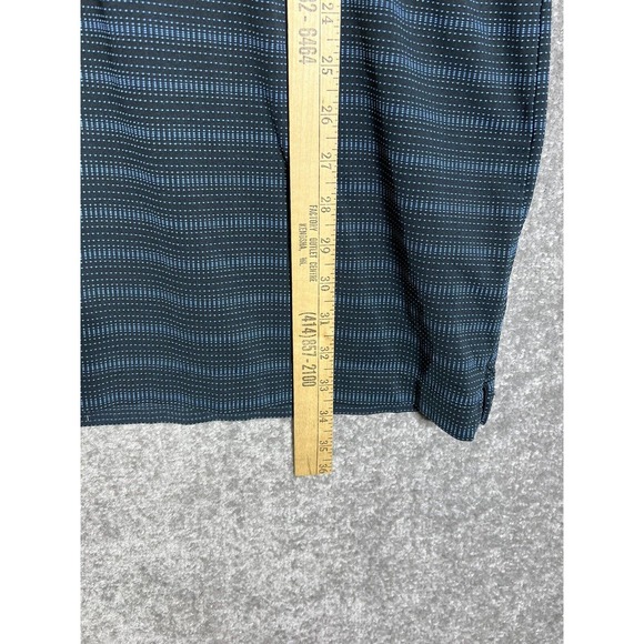 NIKE GOLF Fit Dry Polo Shirt Mens Size XXL Stretch Black Blue Short Sleeve - Picture 10 of 10